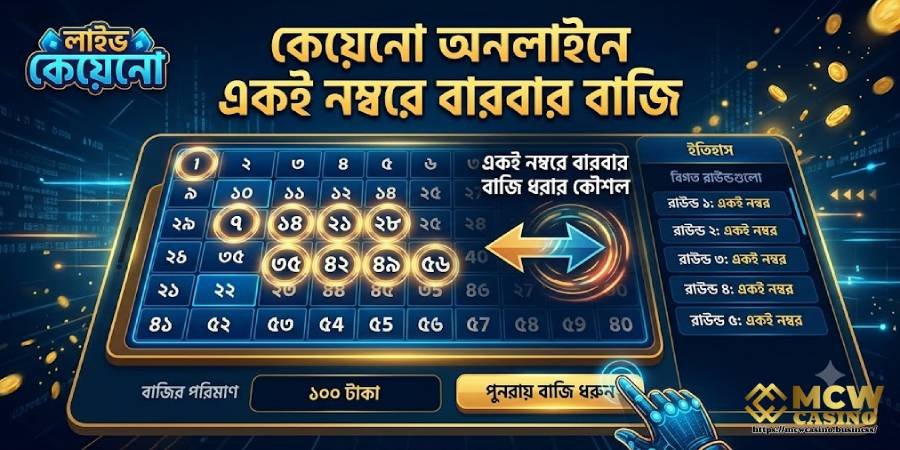 একই সংখ্যায় বারবার বাজি কৌশল একই সংখ্যায় বারবার বাজি কৌশল