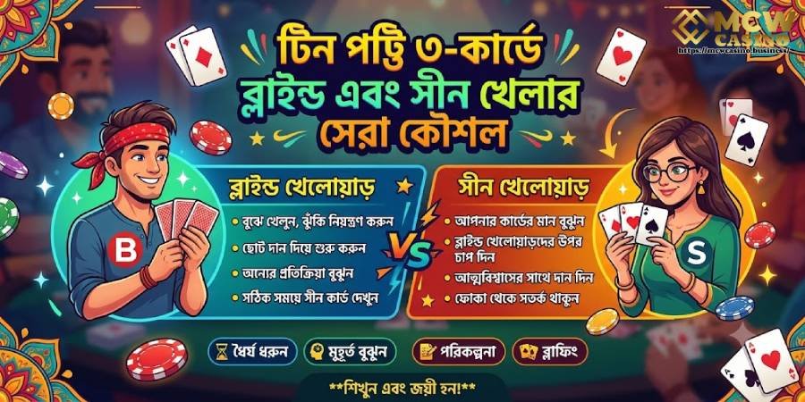 ব্লাইন্ড ও সিন খেলার কৌশল ব্লাইন্ড ও সিন খেলার কৌশল