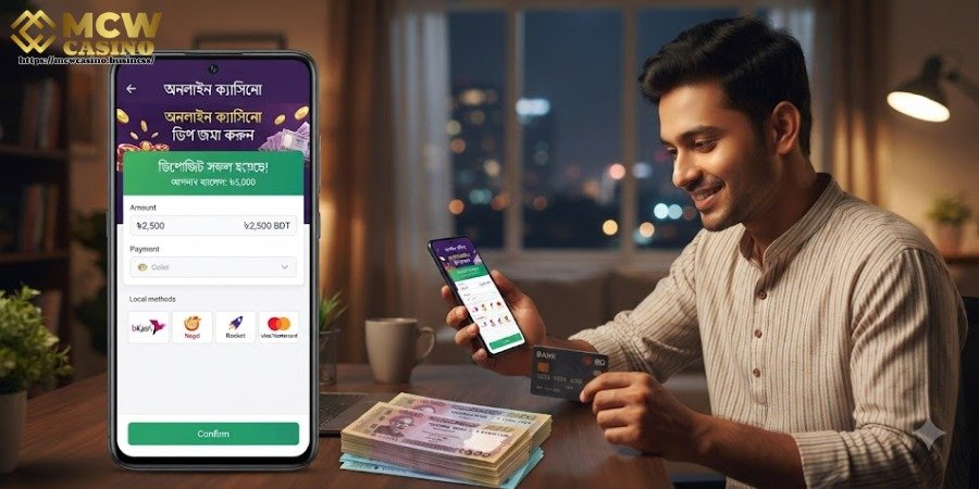 টাকা জমা দেওয়া (Deposit)