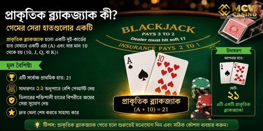 ন্যাচারাল ব্ল্যাকজ্যাক কী ন্যাচারাল ব্ল্যাকজ্যাক কী